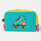 90er-Bilder, Retro-Roller-Skate-Symbol Waschbeutel (Vorderseite)