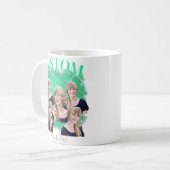 90er Bootleg-Rap-Shirt mit individuellem Foto Kaffeetasse (Vorderseite Links)