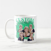 90er Bootleg-Rap-Shirt mit individuellem Foto Kaffeetasse (Links)