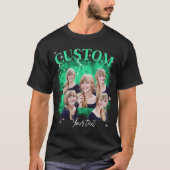 90er Bootleg Rap Tee Custom Foto T - Shirt (Vorderseite)