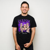 90er Bootleg Rap Tee Custom Foto T - Shirt