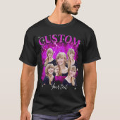 90er Bootleg Rap Tee Custom Foto T - Shirt (Vorderseite)