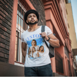 90er Bootleg-Shirt Rap-Stil Vintage Custom-Shirt T-Shirt