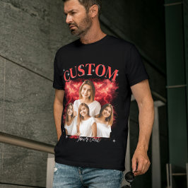 90er Bootleg-Shirt Rap-Stil Vintage Custom-Shirt T-Shirt