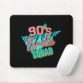 90er Braut Squad Brautjungfer Retro passend zum Ju Mousepad (Mit Mouse)