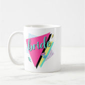 90er Bride Bridesmaid Retro 90er Junggeselinnen-Ab Kaffeetasse (Links)