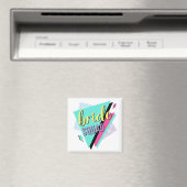 90er Bride Squad Bridesmaid Retro 90er Bachelorett Magnet (In Situ (Geschirrspüler))