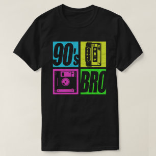 90er Bro 1990er Fashion 90 Theme Party 90ties T-Shirt