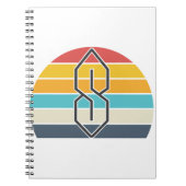 90er Cool S, Pointy S oder Universell S 90s K Notizblock (Vorderseite)