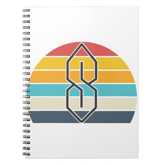 90er Cool S, Pointy S oder Universell S 90s K Notizblock (Vorderseite)