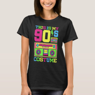 90er Costume 1990er Theme Party Neunties Stile Fas T-Shirt