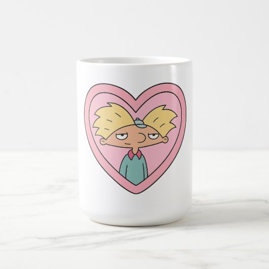 90er Crush Heart Locket - Niedlich Retro Boy Stick Verwandlungstasse (Zentrum)