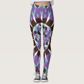 90er Disco-Party Leggings (Vorderseite)