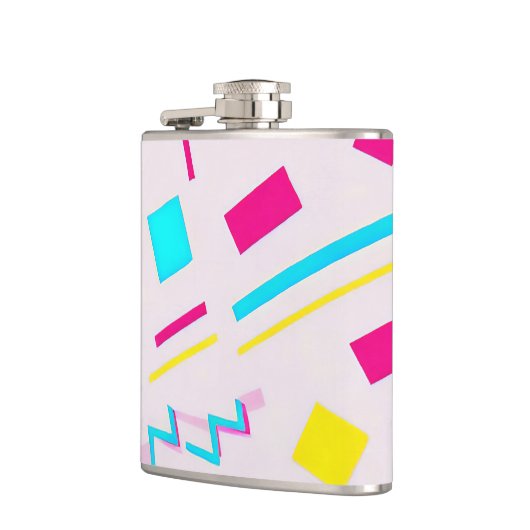 90er Hand Drawn Doodle Flachmann (Links)