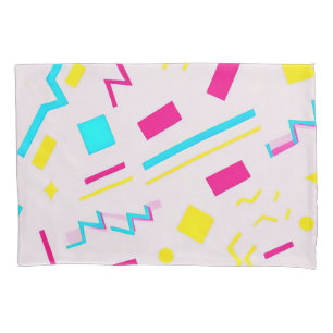 90er Hand Drawn Doodle Kissenbezug