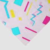 90er Hand Drawn Doodle Seidenpapier (Ausschnitt)