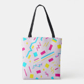90er Hand Drawn Doodle Tasche (Rückseite)