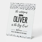 90er Hip Hop Begrüßungszeichen, berüchtigt eines G Sockelschild (Vorderseite)