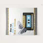 90er Hip Hop BOY Baby Shower Foto Back Drop Wandteppich (Vorderseite (Horizontal))