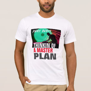 90er HIP-HOP-FAT BEATS DJ GRAPHIC T-Shirt