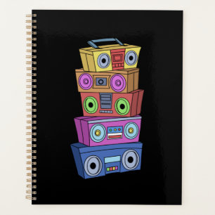 90er Hip Hop Geschenke Gettoblaster Klassischer Hi Planer