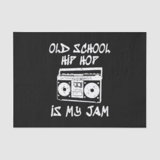 90er Hip Hop Old School Boombox Music Lover Seidenpapier