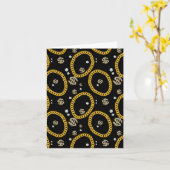 90er Hip Hop Rap Musik Gold Cuban Link Kette Karte (Gelbe Blume)