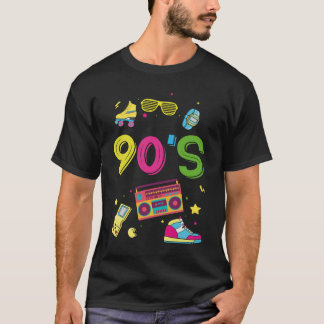 90er Ich liebe die 90er Vintage Retro Neunziger Ko T-Shirt