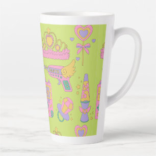 90er-Ikonen-Muster Milchtasse
