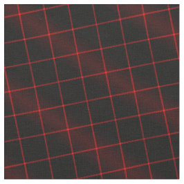 90er Inspiriert Kariertes Muster Grunge Red Black  Stoff