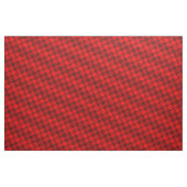 90er Inspiriert Kariertes Muster Grunge Red Black  Stoff (Yard (91,4 cm))