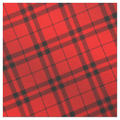 90er Inspiriert Kariertes Muster Grunge Red Black  Stoff (Nahaufnahme)