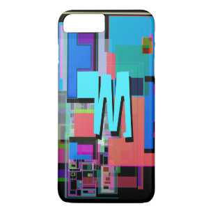 90er inspiriertes farbenfrohes geometrisches Monog Case-Mate iPhone Hülle