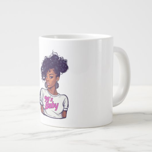 90er Jahre Bash Coffee Tasse (Vorderseite Rechts)