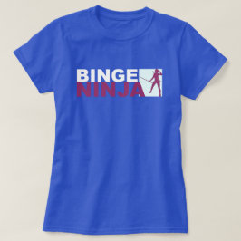 90er Jahre Binge Watching Weibliche Ninja Lila & A T-Shirt