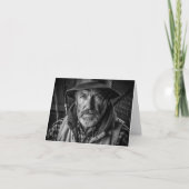 90er Jahre Fishing-Foto-Karte Karte (Vorderseite)