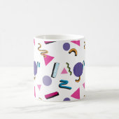 90er Jahre Formen Kaffee Tasse (Mittel)