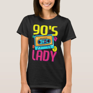 90er Jahre Girls Outfit 90er Lady Costume 1990er M T-Shirt