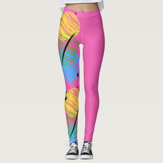 90er Jahre heiße Leggings (Vorderseite)