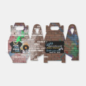 90er Jahre Hip Hop Baby Duwer Gable Favor Box Geschenkschachtel (Ungefaltet)