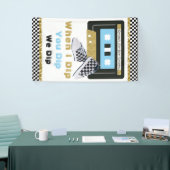 90er Jahre Hip Hop BOY Baby Shower| Blue & Gold Banner (Messeveranstaltung)