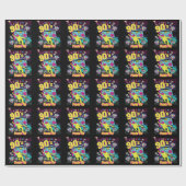 90er Jahre Hip Hop Vibes Retro machte mich Geschenkpapier (Flach)