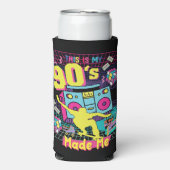 90er Jahre Hip Hop Vibes Retro machte mich Selters Dosenkühler (Seltzer Vorderseite)