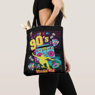 90er Jahre Hip Hop Vibes Retro machte mich Tasche
