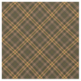 90er Jahre Karierter Fall Pattern Brown Grunge Ear Stoff