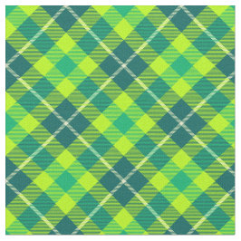 90er Jahre Kariertes, helles, grünes Unisex-Muster Stoff