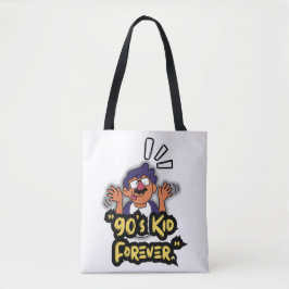 90er Jahre Kid Forever - Nostalgie Cartoon Edition Tasche