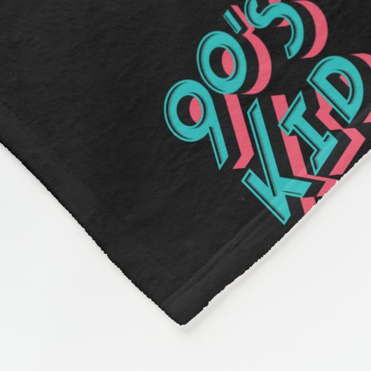 90er-Jahre-Kind Fleecedecke (Ecke)