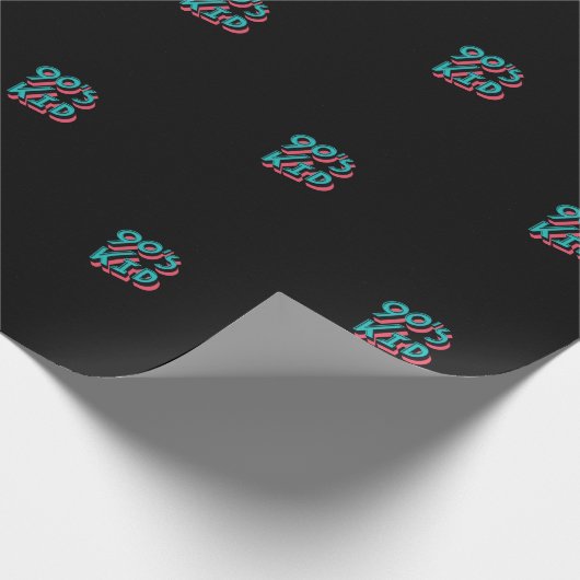 90er-Jahre-Kind Geschenkpapier (Ecke)