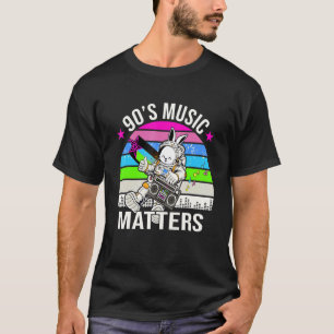 90er Jahre Musik Matter Vintag Astronaut Bunny Ret T-Shirt